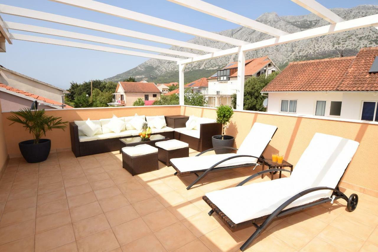 Luxury penthouse with jacuzzi in Orebić  Bagian luar foto